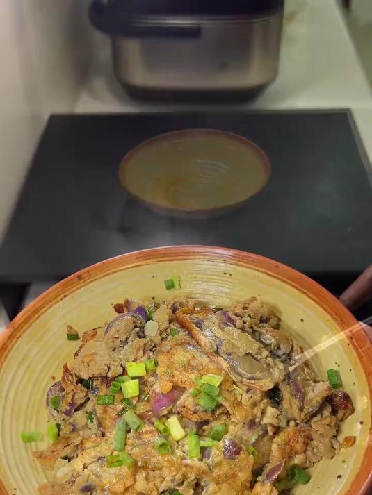 茄子煎蛋，好吃又简单