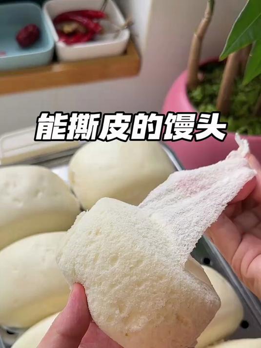 发现只需要一发,醒发半个小时就能搞定的馒头做法!