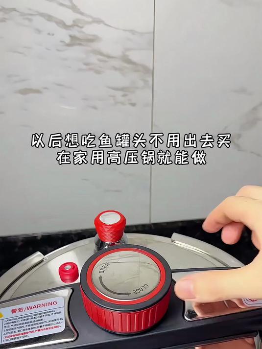 不加一滴水用高压锅就能做的豆豉鱼罐头，鱼肉紧实有嚼劲