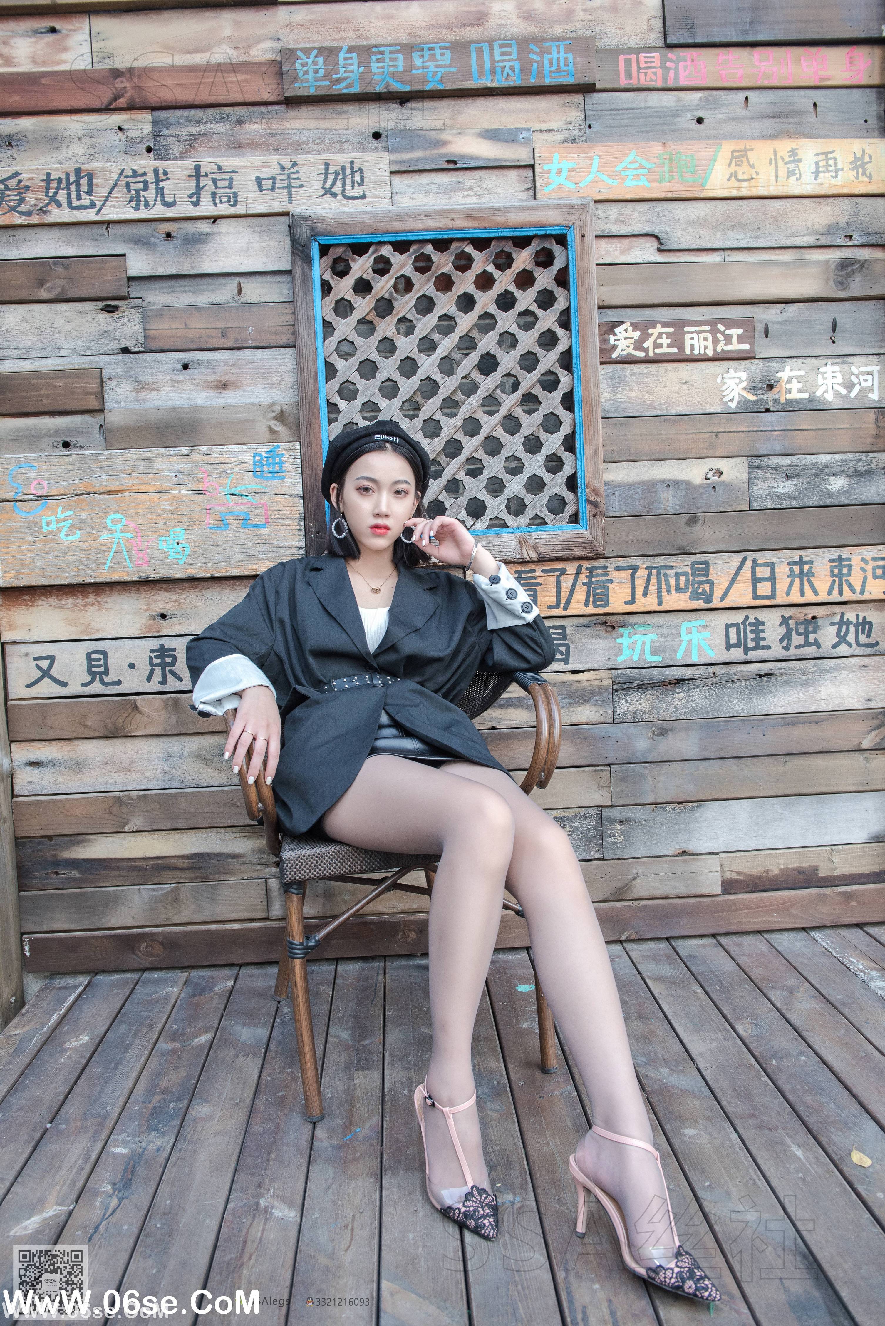 图片[99]-[SSA丝社] NO.056 大大 穿灰丝的一天[120P2.03G]-六色网