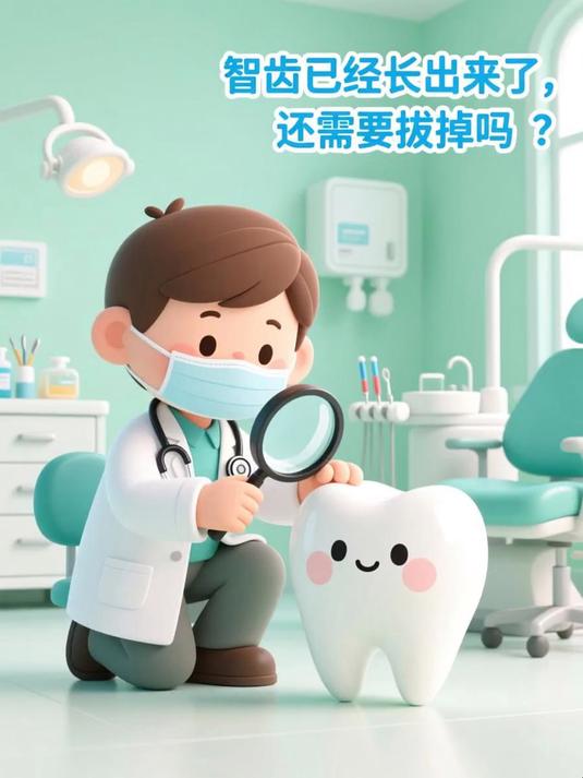 智齿已经长出来了还需要拔掉吗