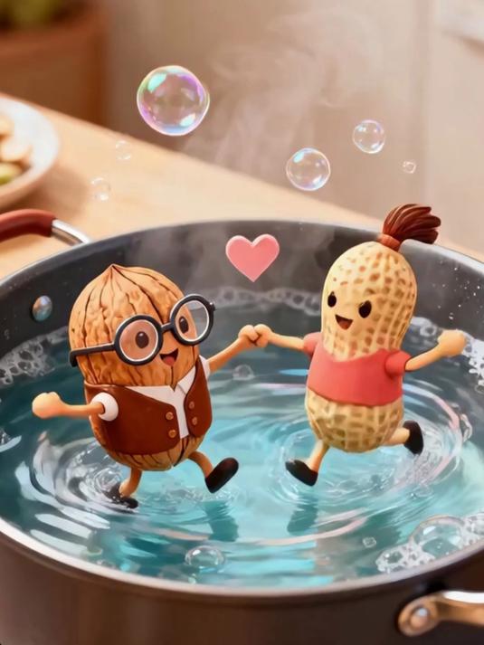 核桃花生水煮补脑力,枸杞菊花水煮亮眼睛