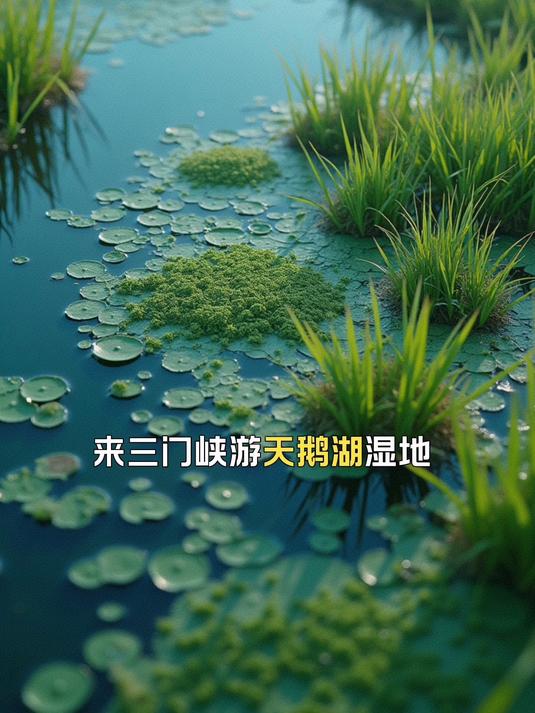 来三门峡游天鹅湖湿地，暑期夏日好风光