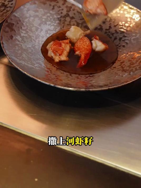 一顿铁板烧吃了3个小时,海陆空食材大开眼界