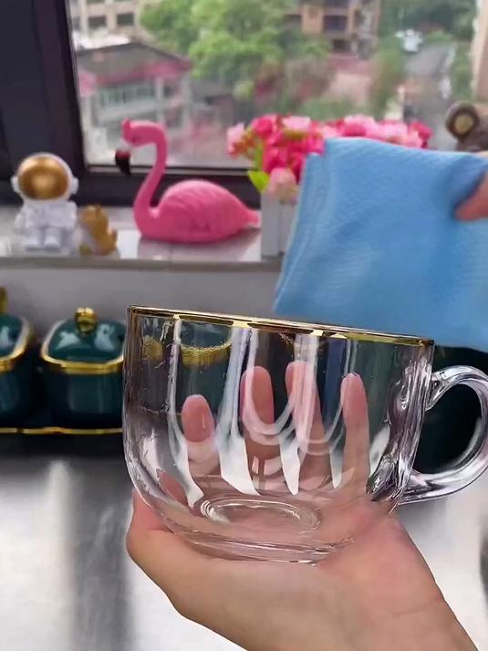 多功能鱼鳞抹布，不留水印不掉毛，擦完家里的东西跟新的一样