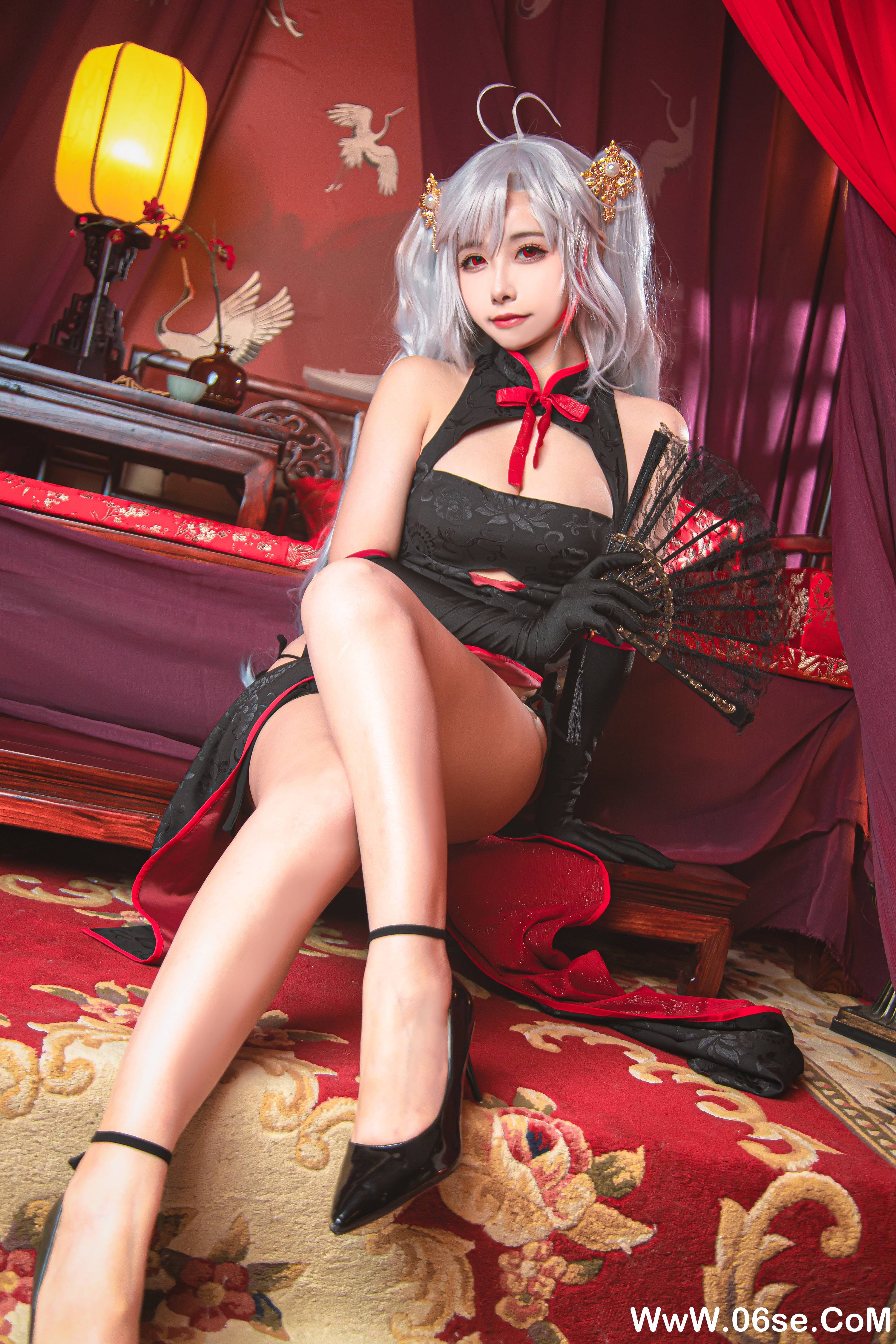 图片[20]-Momoko葵葵 NO.028 – 欧根之旗袍[20P249M]-六色网