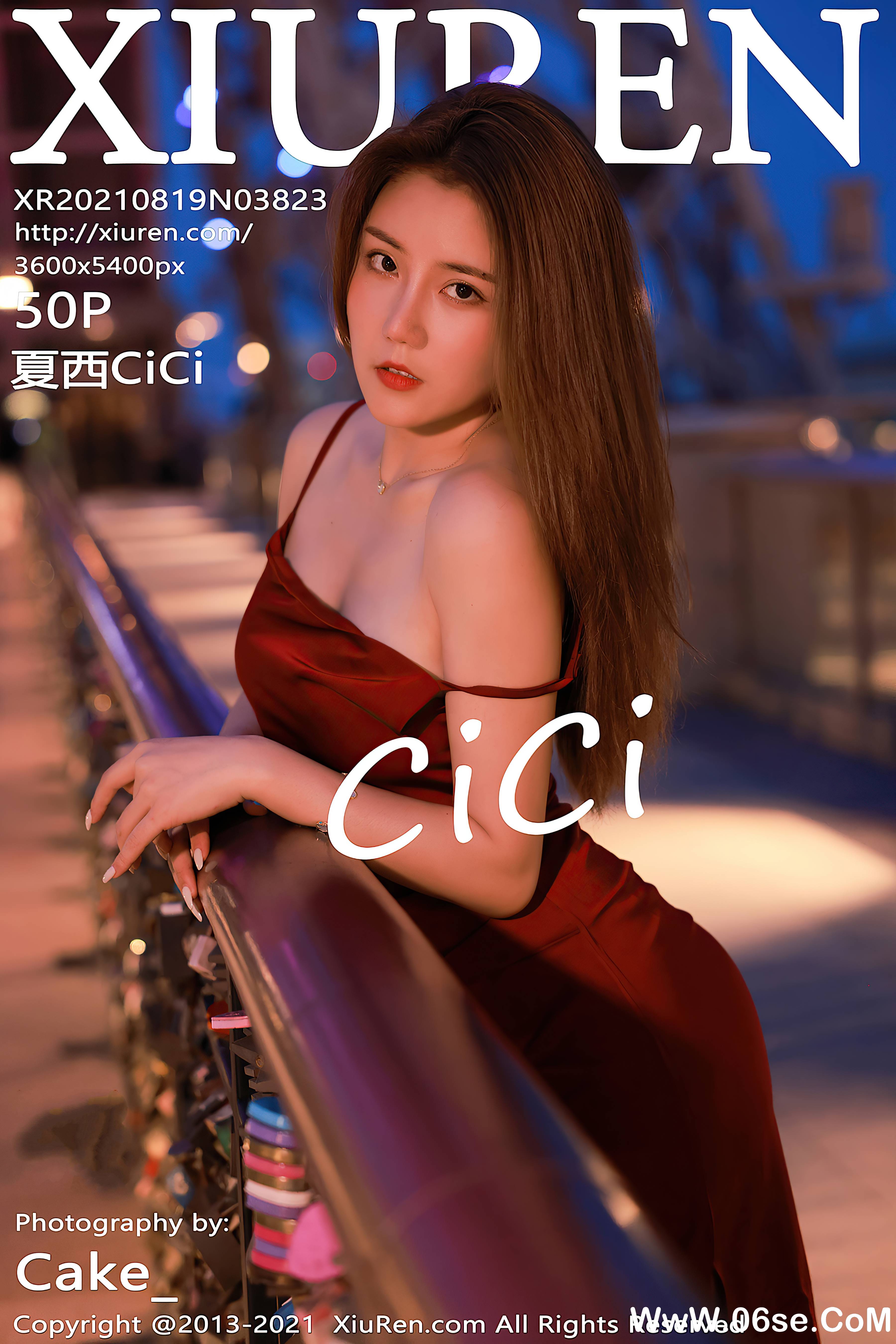 [XIUREN秀人网] 2021.08.19 NO.3823 夏西CiCi[50+1P441M]-六色网