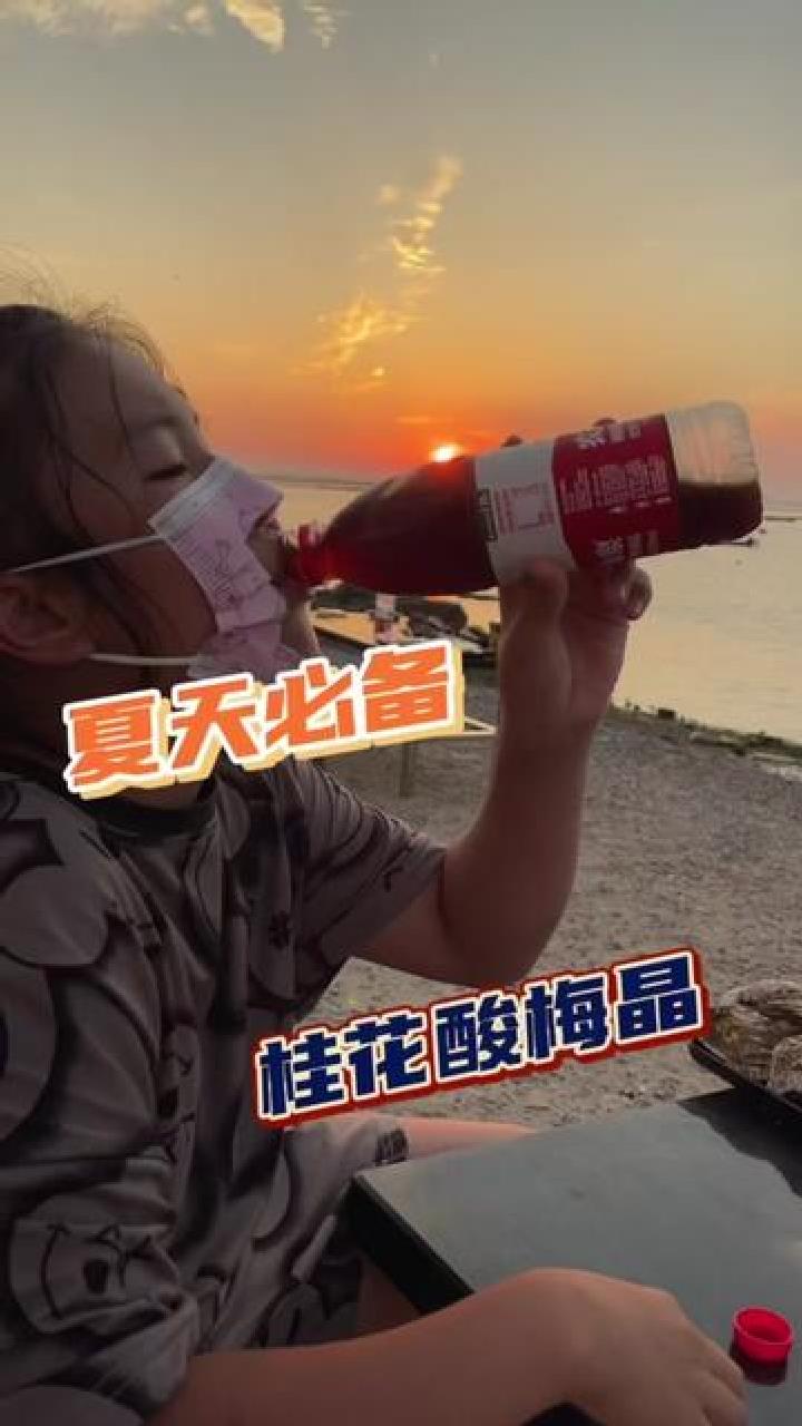 嘎嘎解渴,大夏天的来一杯酸梅汤真是太爽了