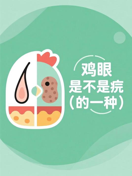 鸡眼是不是疣的一种 #健康扬帆季#