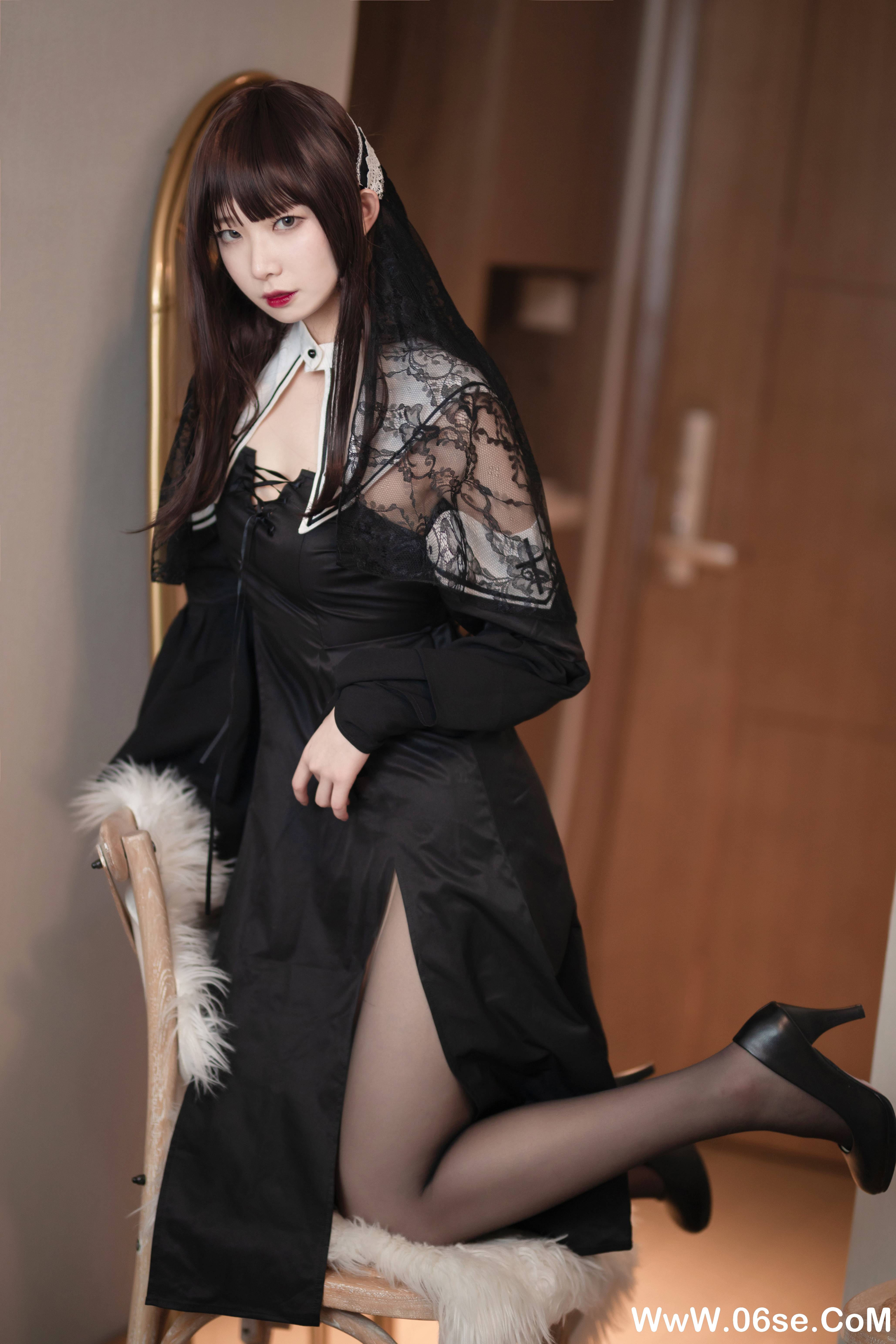 图片[37]-封疆疆v NO.011  — 黑色修女[40P512M]-六色网
