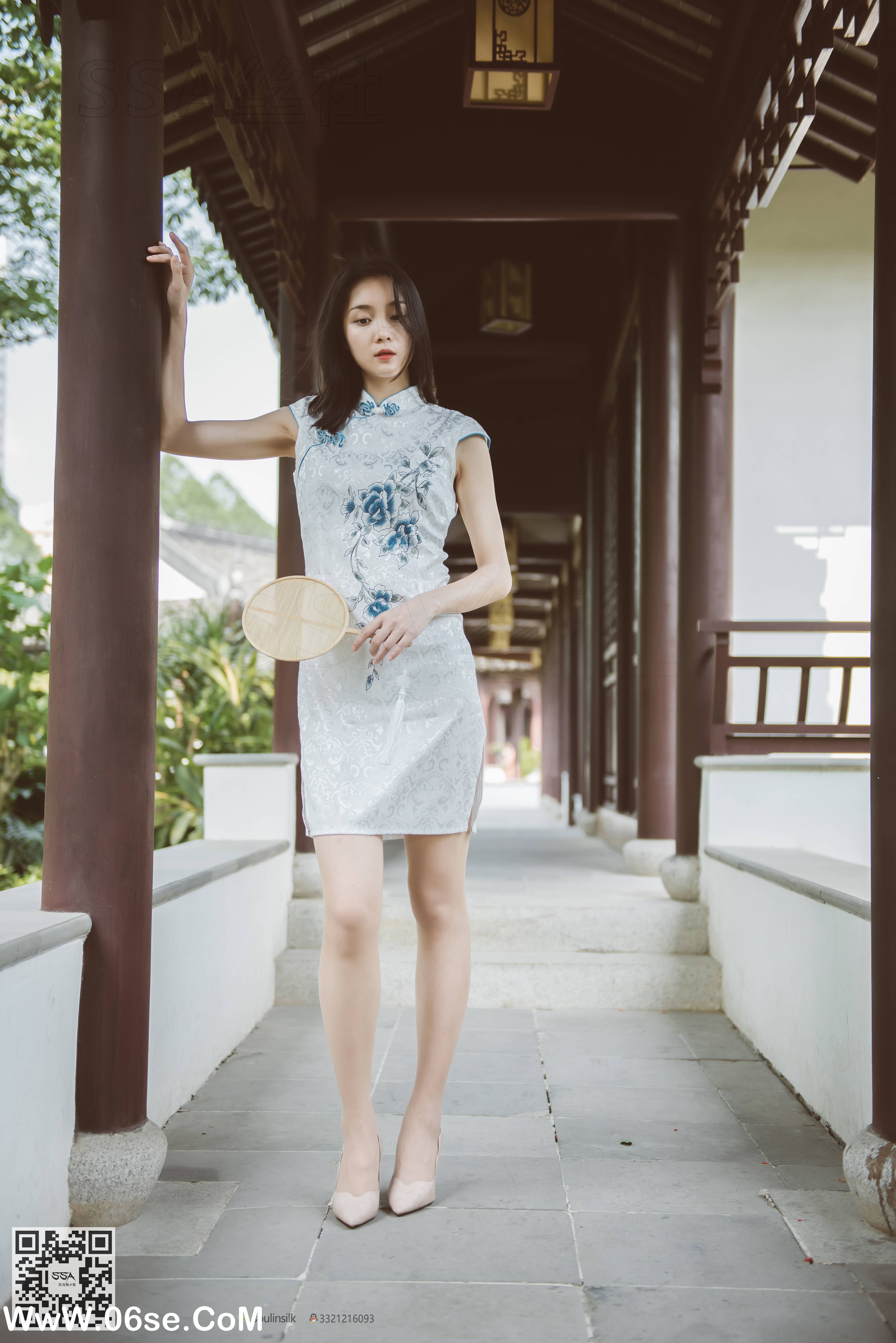 图片[55]-[SSA丝社] NO.111 君君 腿模君君的旗袍秀[163P1.56G]-六色网