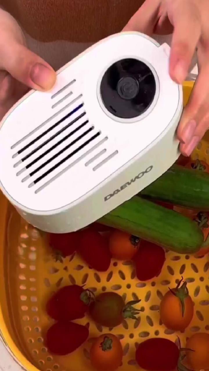 韩国大宇果蔬清洗机家用洗菜机蔬菜水果食材净化机器去除农药残留消毒机