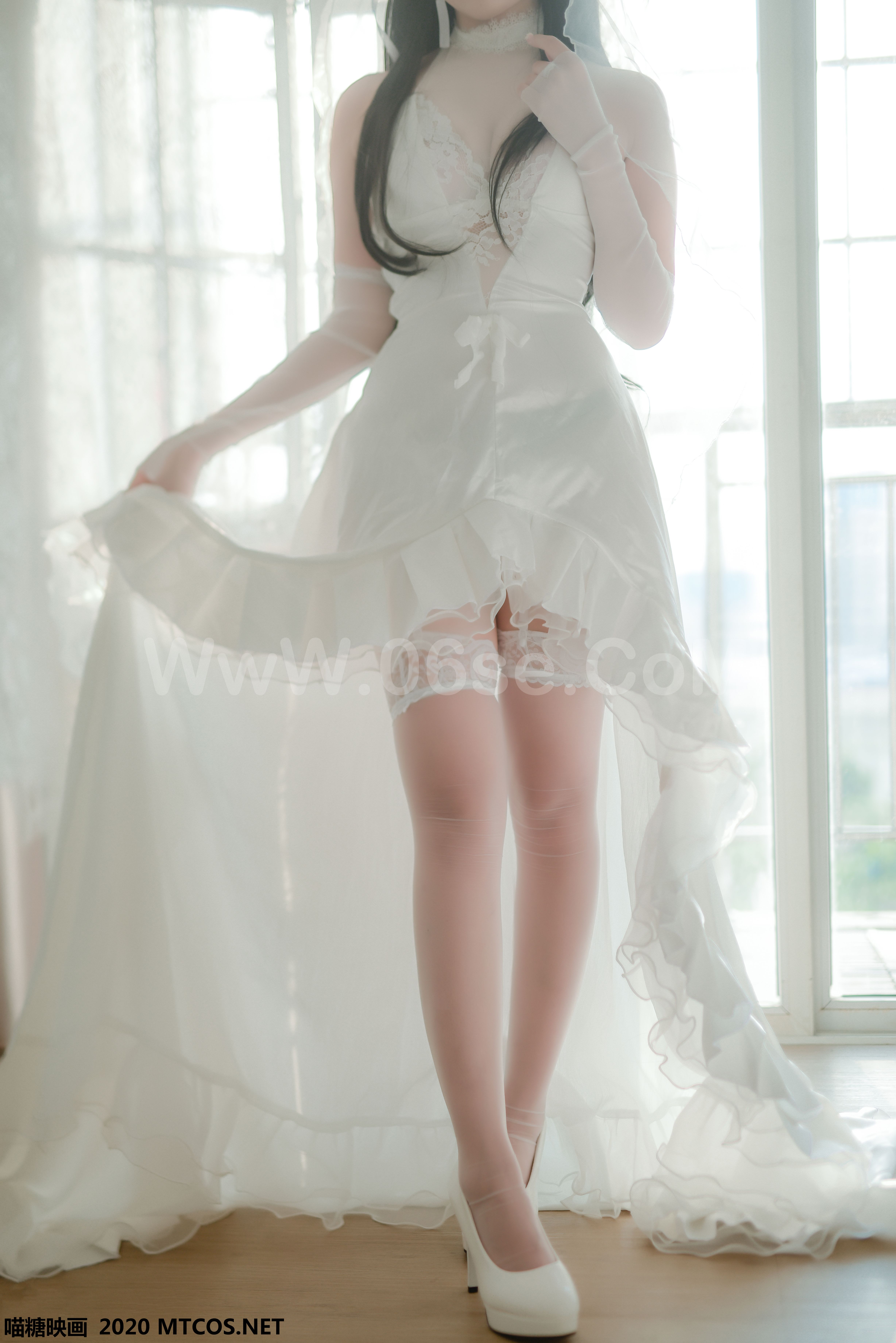 图片[26]-[MTCos] 喵糖映画 Vol.100 二佐Nisa 婚纱爱宕-六色网