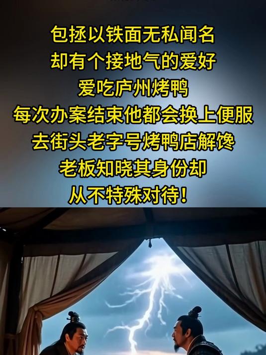 包拯爱吃庐州烤鸭！办案之余！老字号解馋！