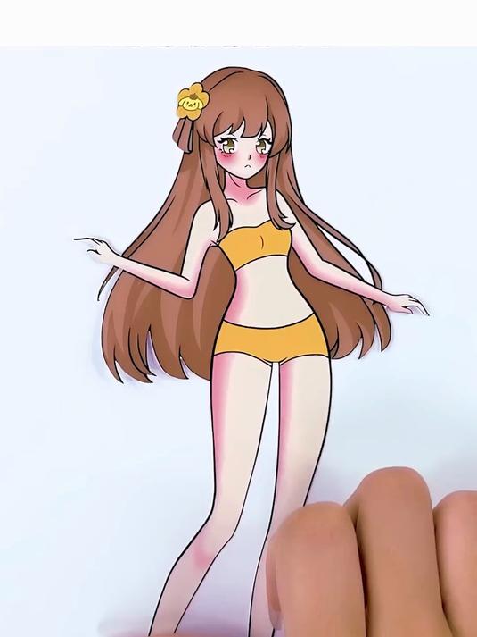 三丽鸥女孩布丁狗换装贴纸