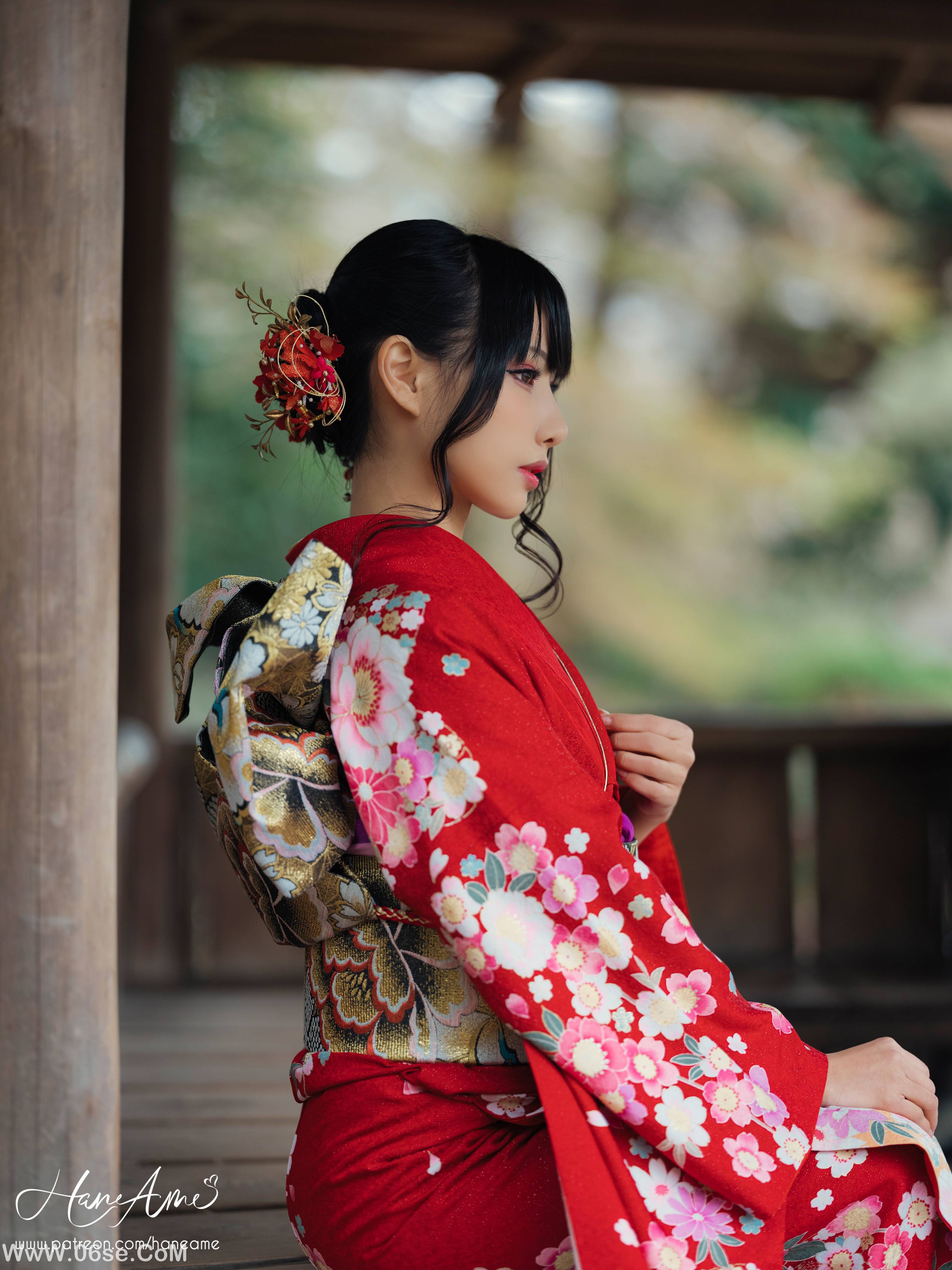 图片[28]-Hane Ame 雨波写真 NO.013 – 赤紅和服[38P736M]-六色网