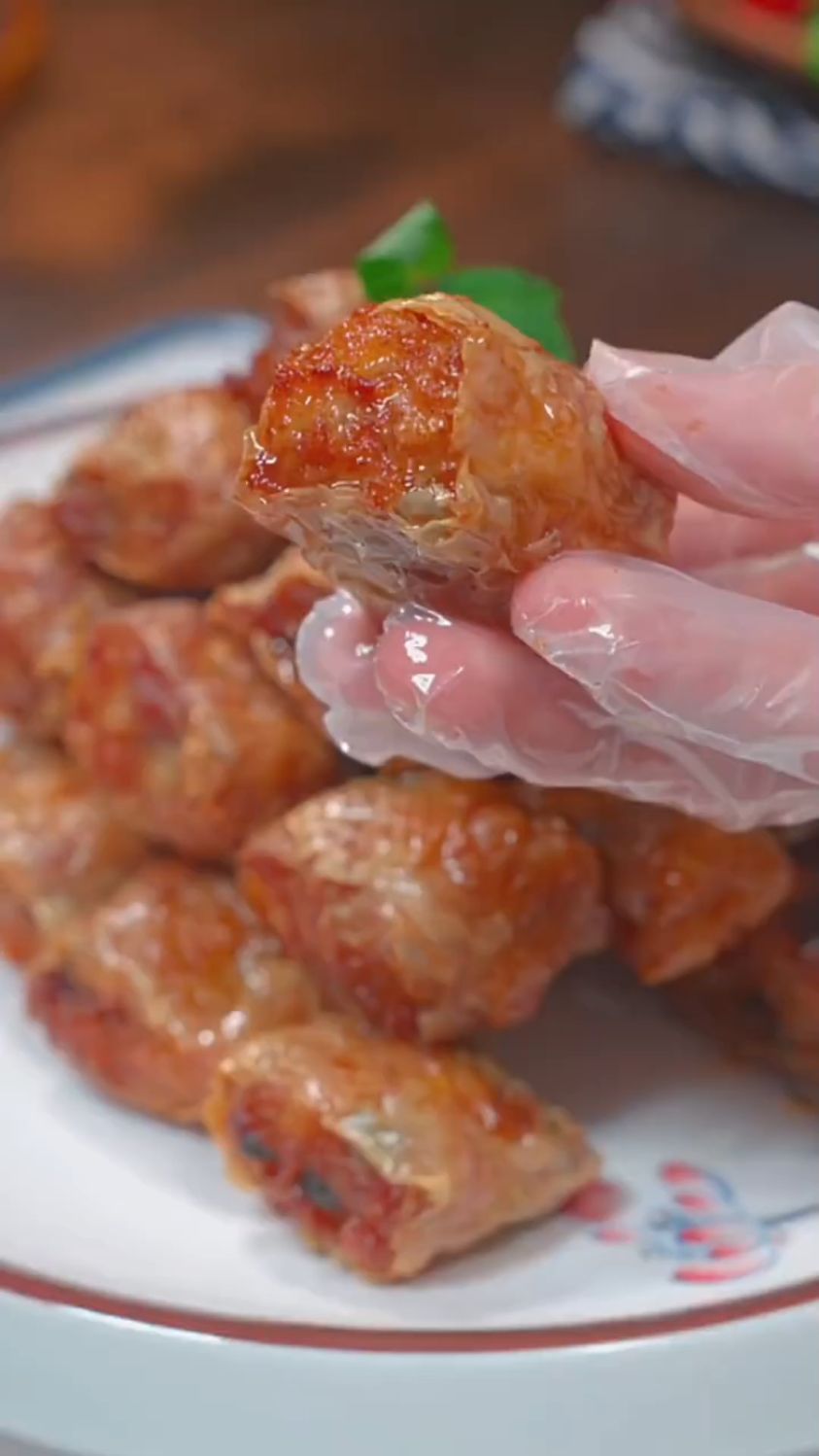 广东潮汕特色炸虾枣