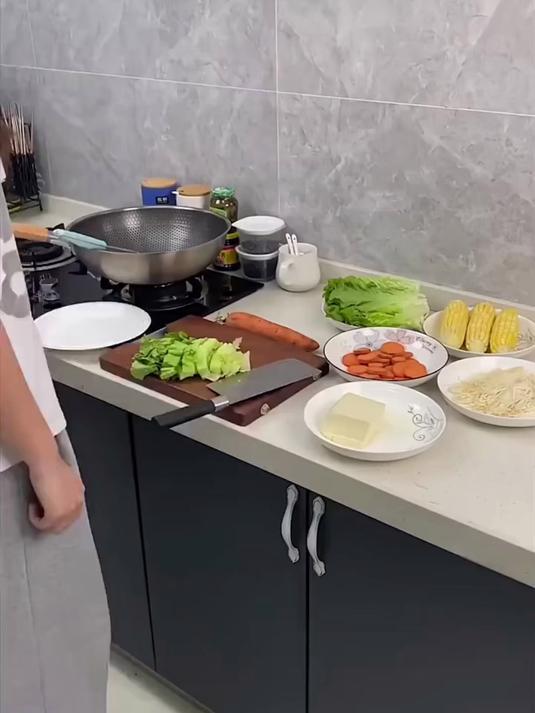 厨房台面秒扩容！备菜效率直接翻倍的神器，贼靠谱了