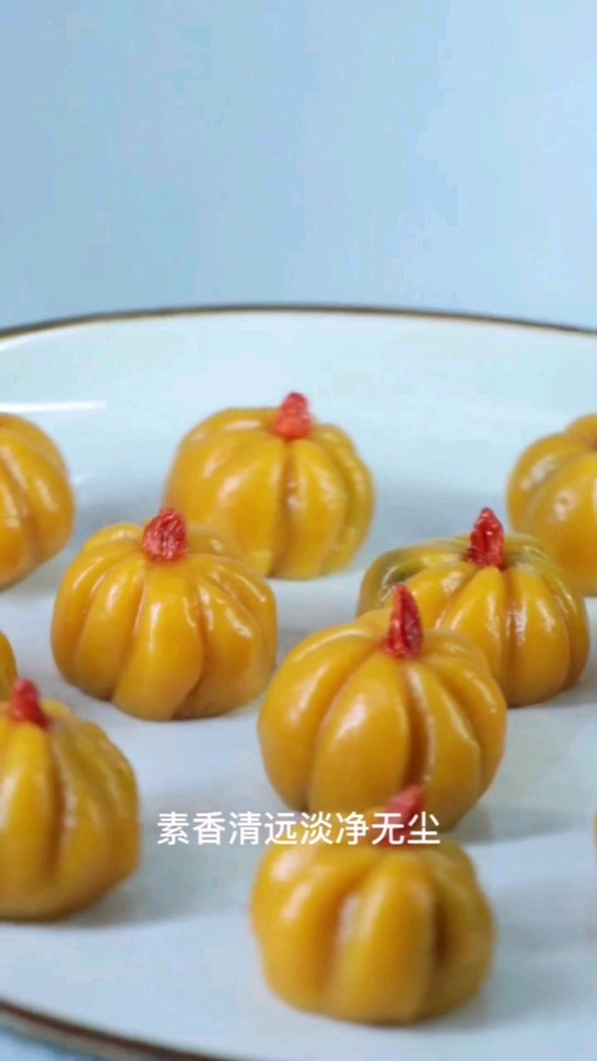 纯素美食之南瓜饼