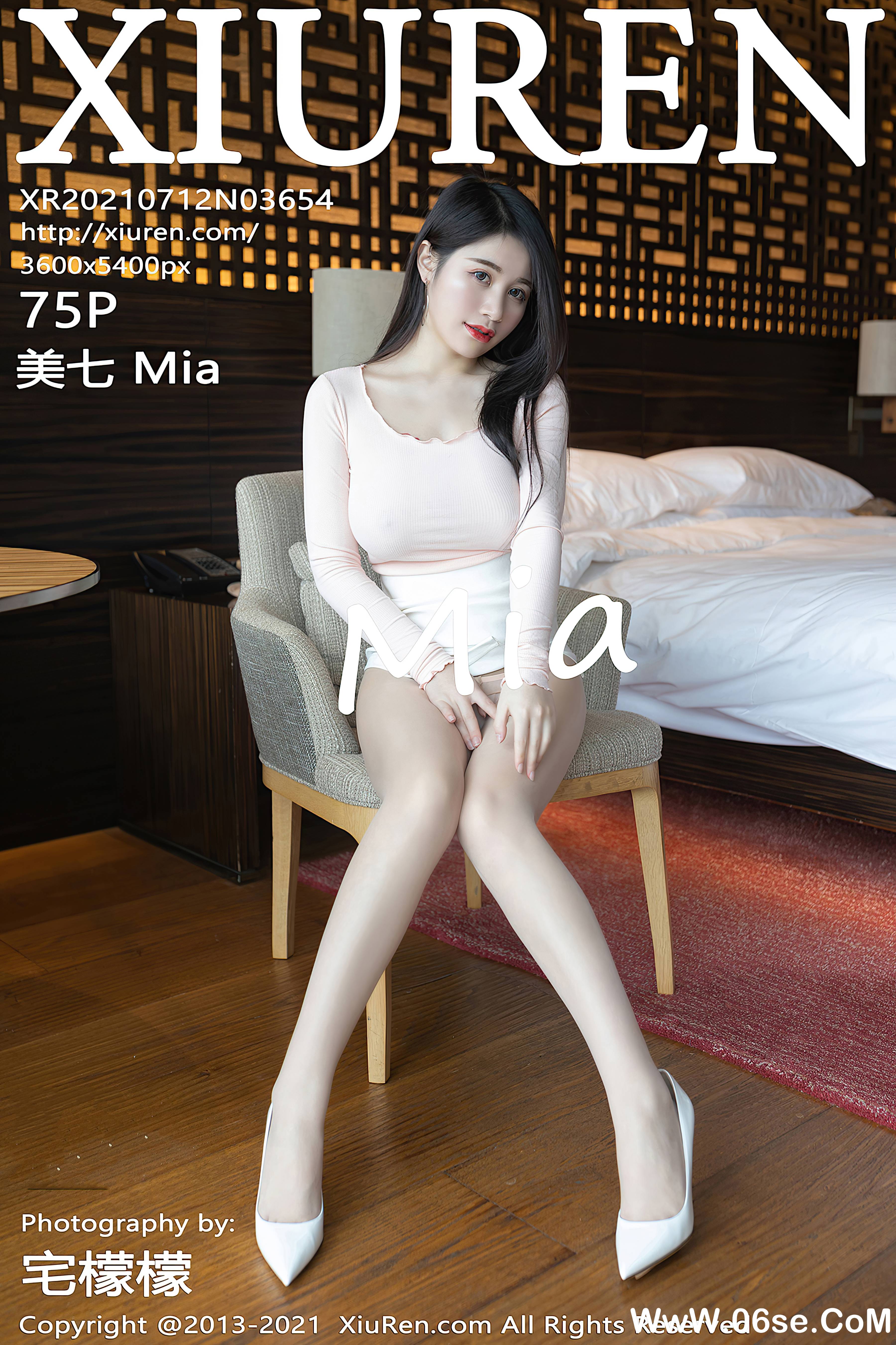 [XIUREN秀人网] 2021.07.12 NO.3654 美七Mia[75+1P730M]-六色网