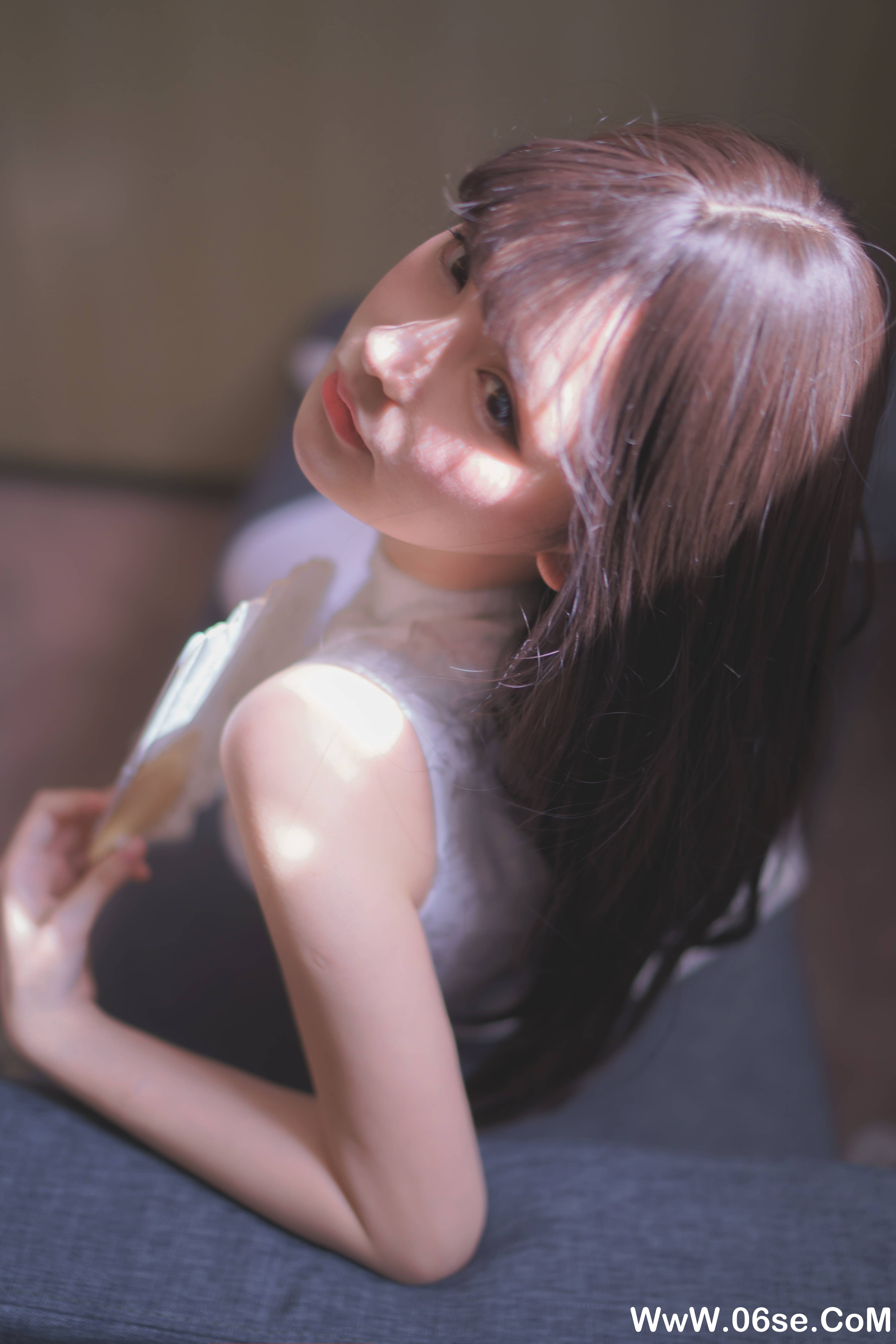 图片[4]-前羽  NO.003 – 白丝旗袍[17P108M]-六色网