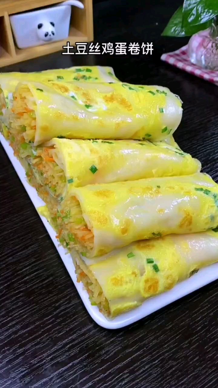 超简单有好吃的土豆丝卷饼