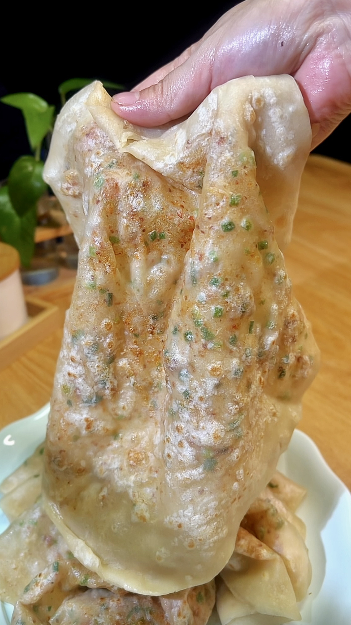 东河肉饼不翻车做法,皮薄如纸,巨好吃