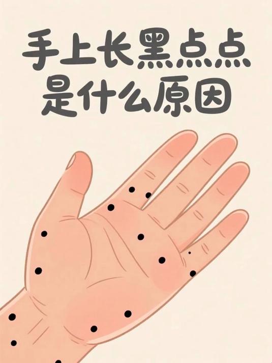 手上长黑点点是什么原因