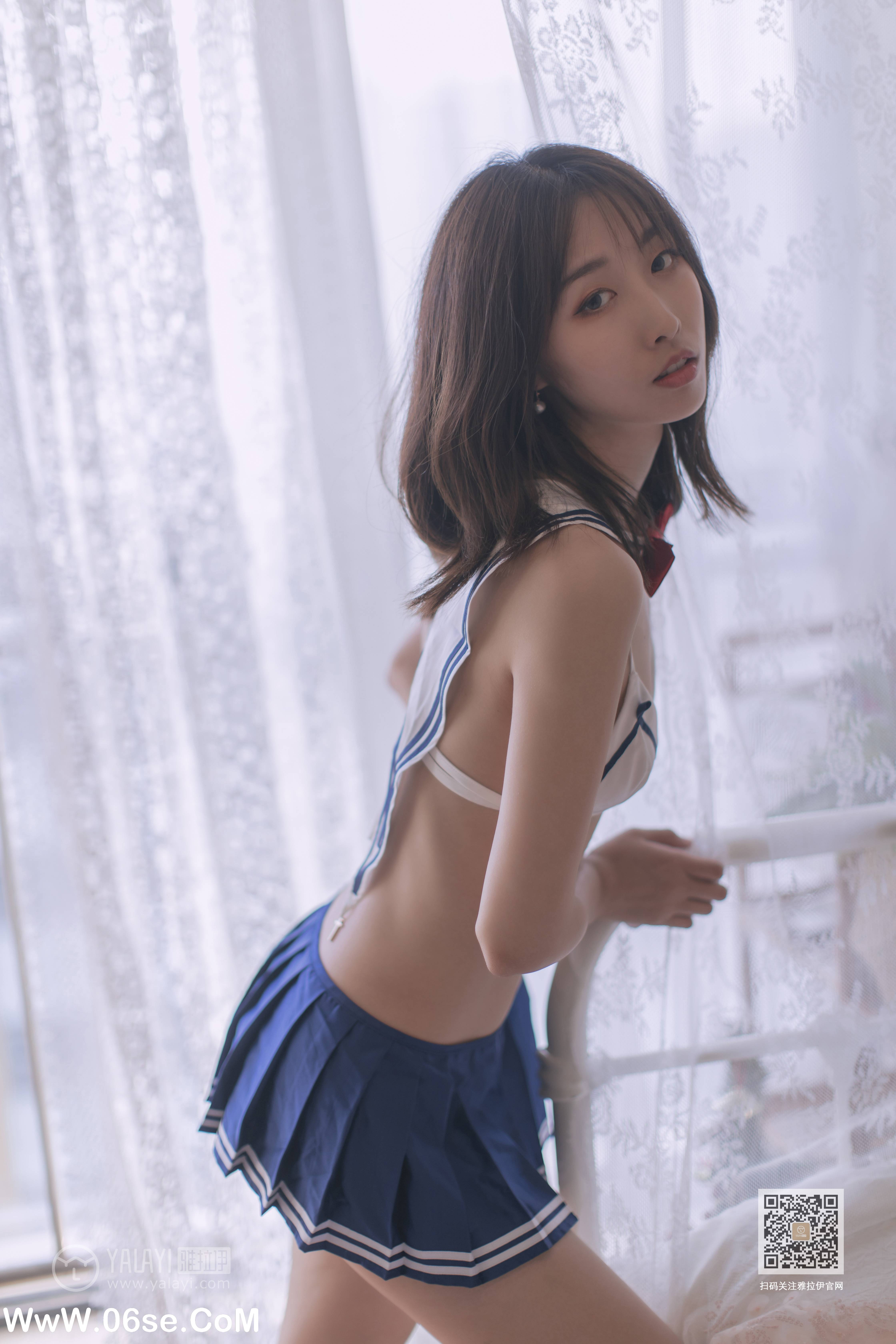 图片[21]-[YALAYI雅拉伊] No.449 佳佳的水手梦 佳佳-六色网