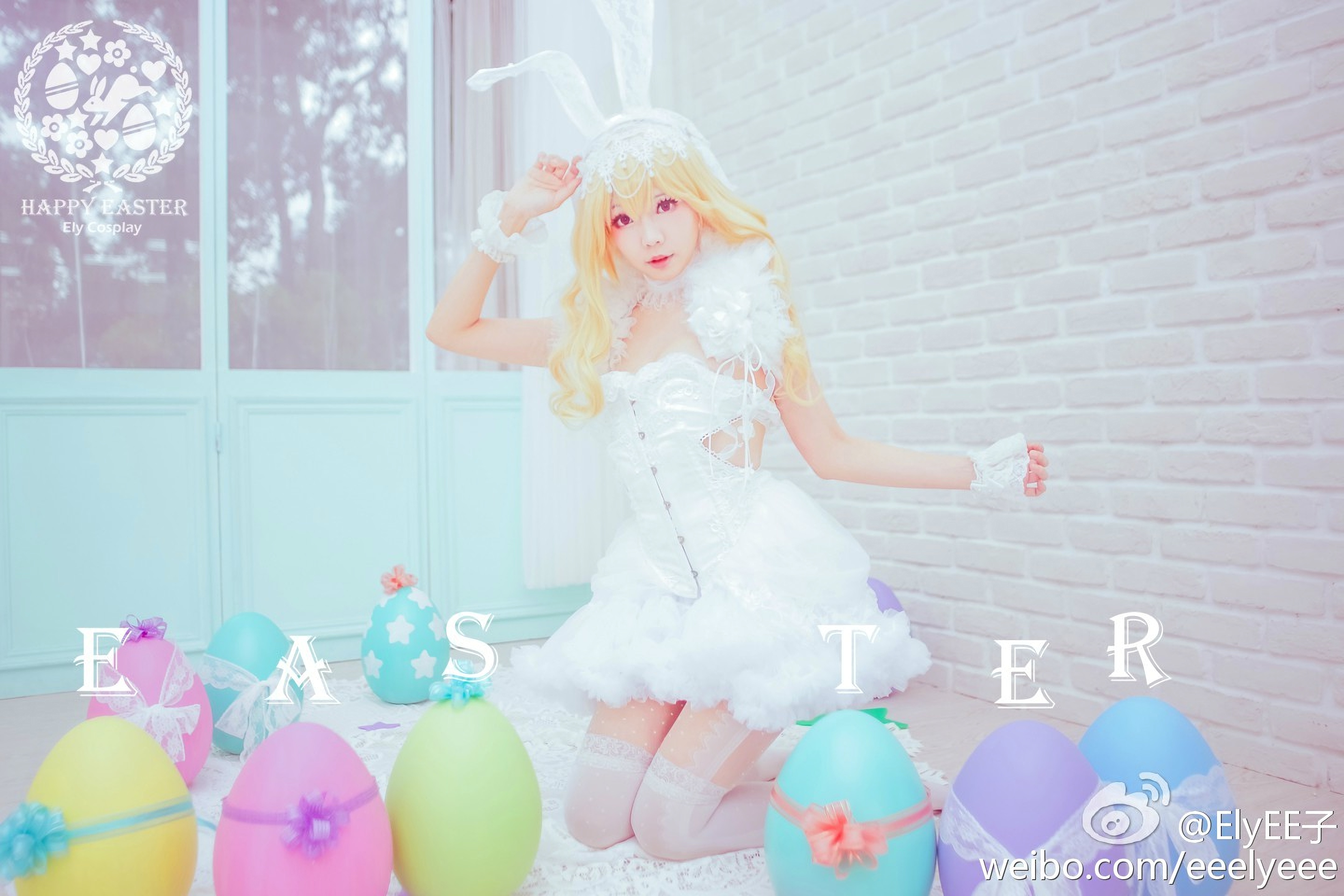 图片[3]-Ely_eee(ElyEE子) NO.008 — 兔耳白礼服[9P11M]-六色网