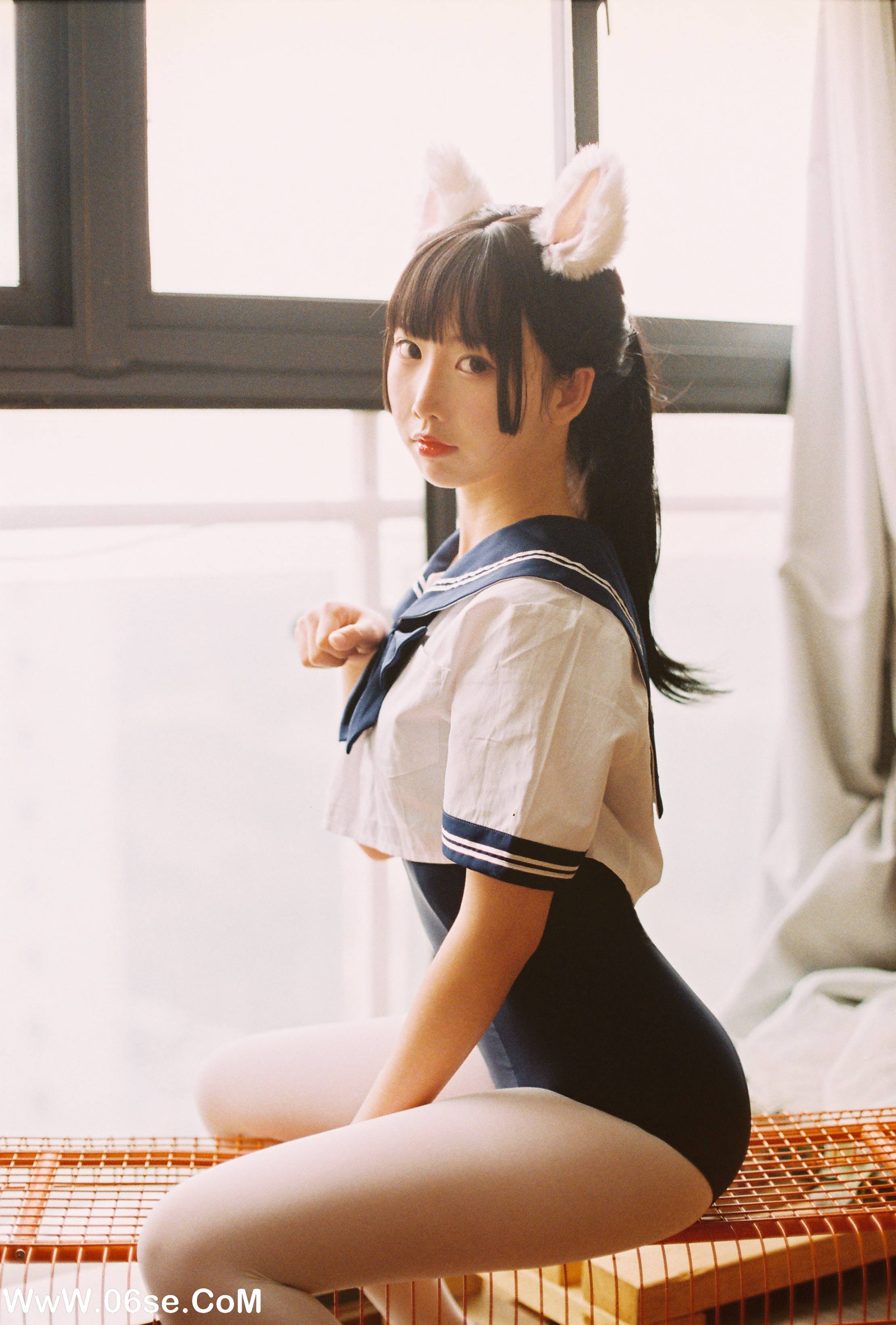 图片[19]-Coser面饼仙儿 NO.032 水手服 死库水 [35P291M]-六色网