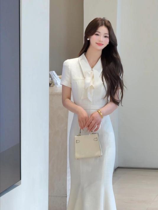 慢下来 感受生活的温度#鱼尾裙##小礼服##礼服裙##小香风#