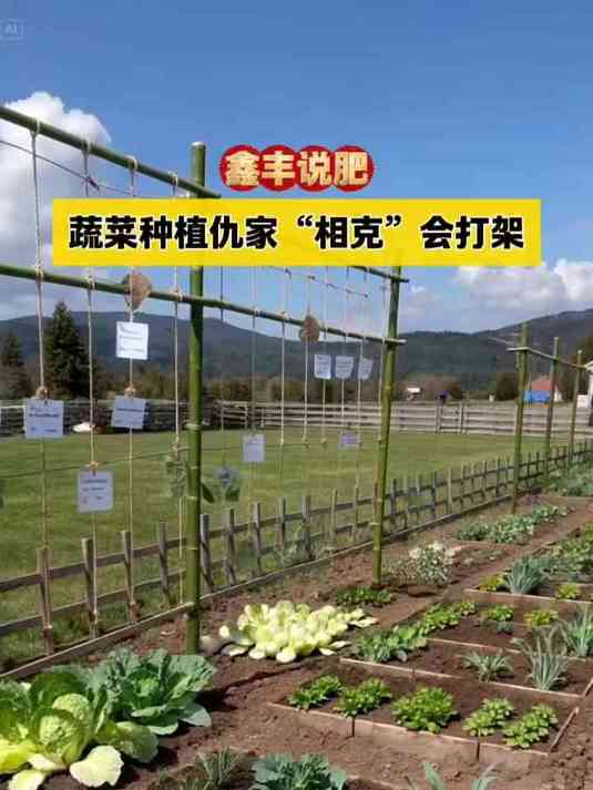 鑫丰说肥,蔬菜种植仇家“相克”会打架
