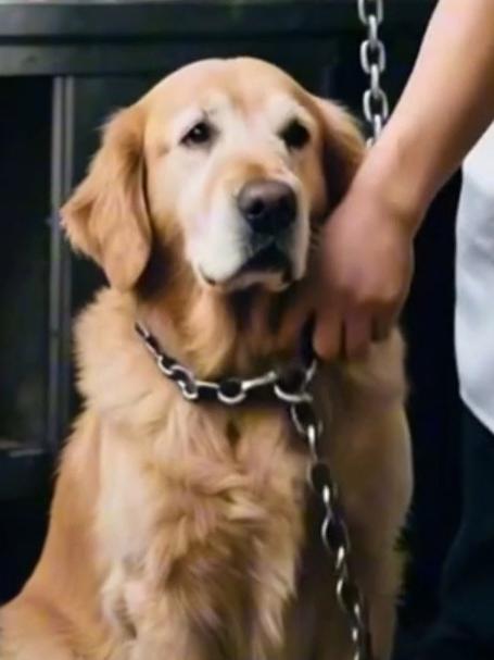 一条怀孕的金毛犬被狗肉馆老板放生后续……