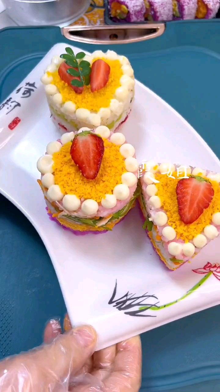 紫菜包饭寿司的新做法来了