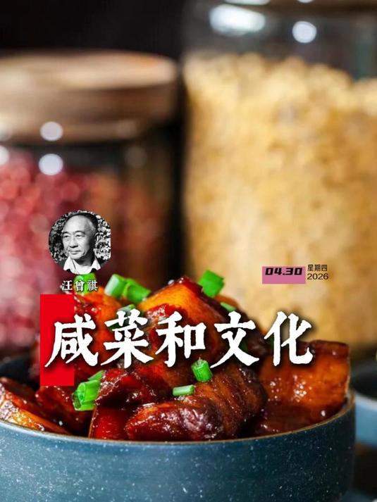 汪曾祺:咸菜和文化#美食与文学##烟火人间##汪曾祺的烟火气##汪曾祺味道#