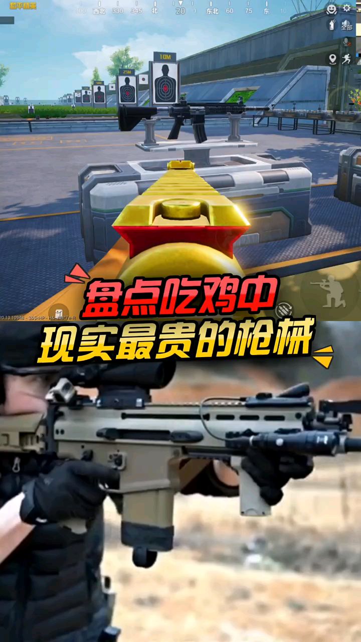 小婷:吃鸡中现实最贵的枪械,第一名竟高达11w