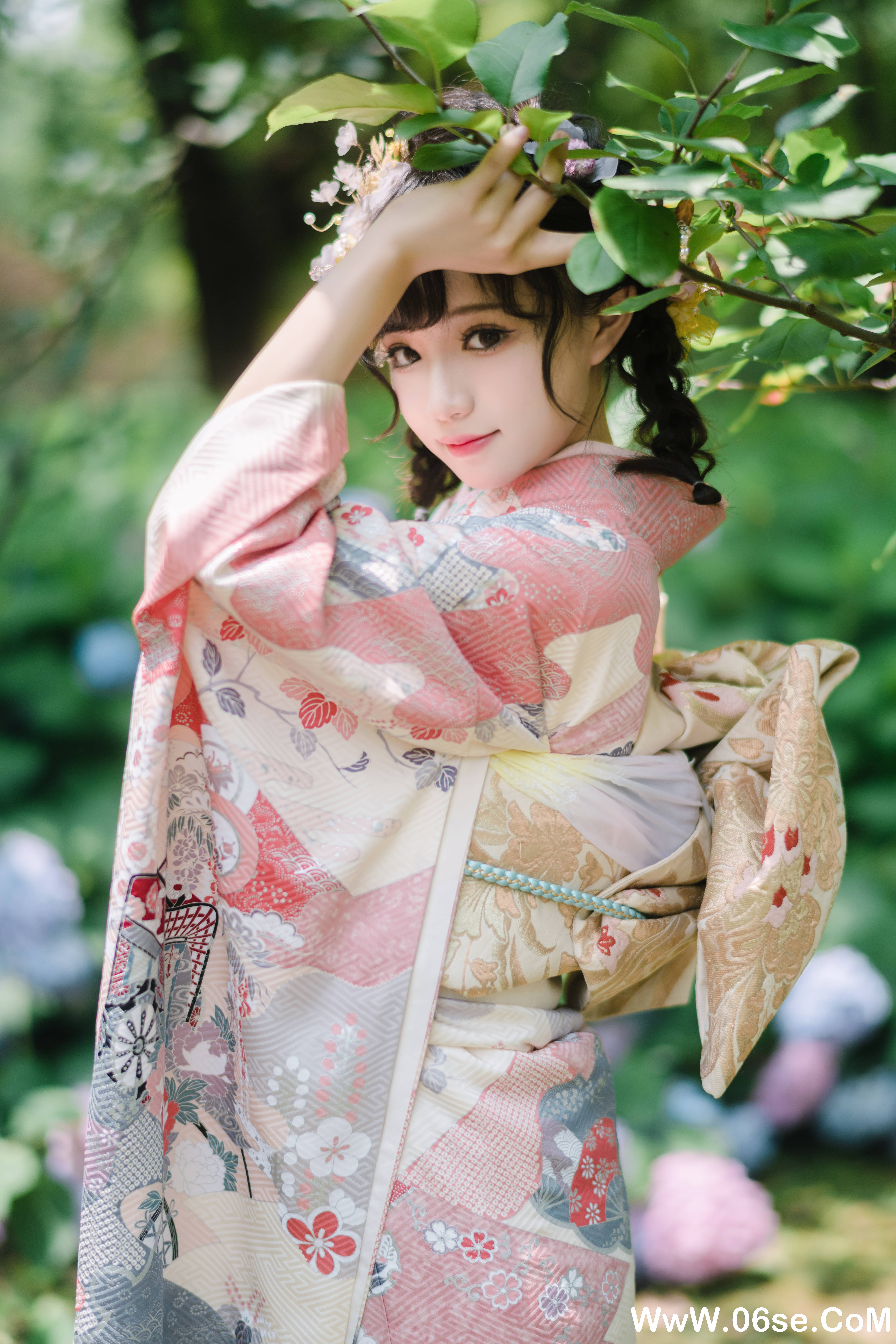 图片[10]-花柒hana NO.009 — 绣球花和服[18P437M]-六色网