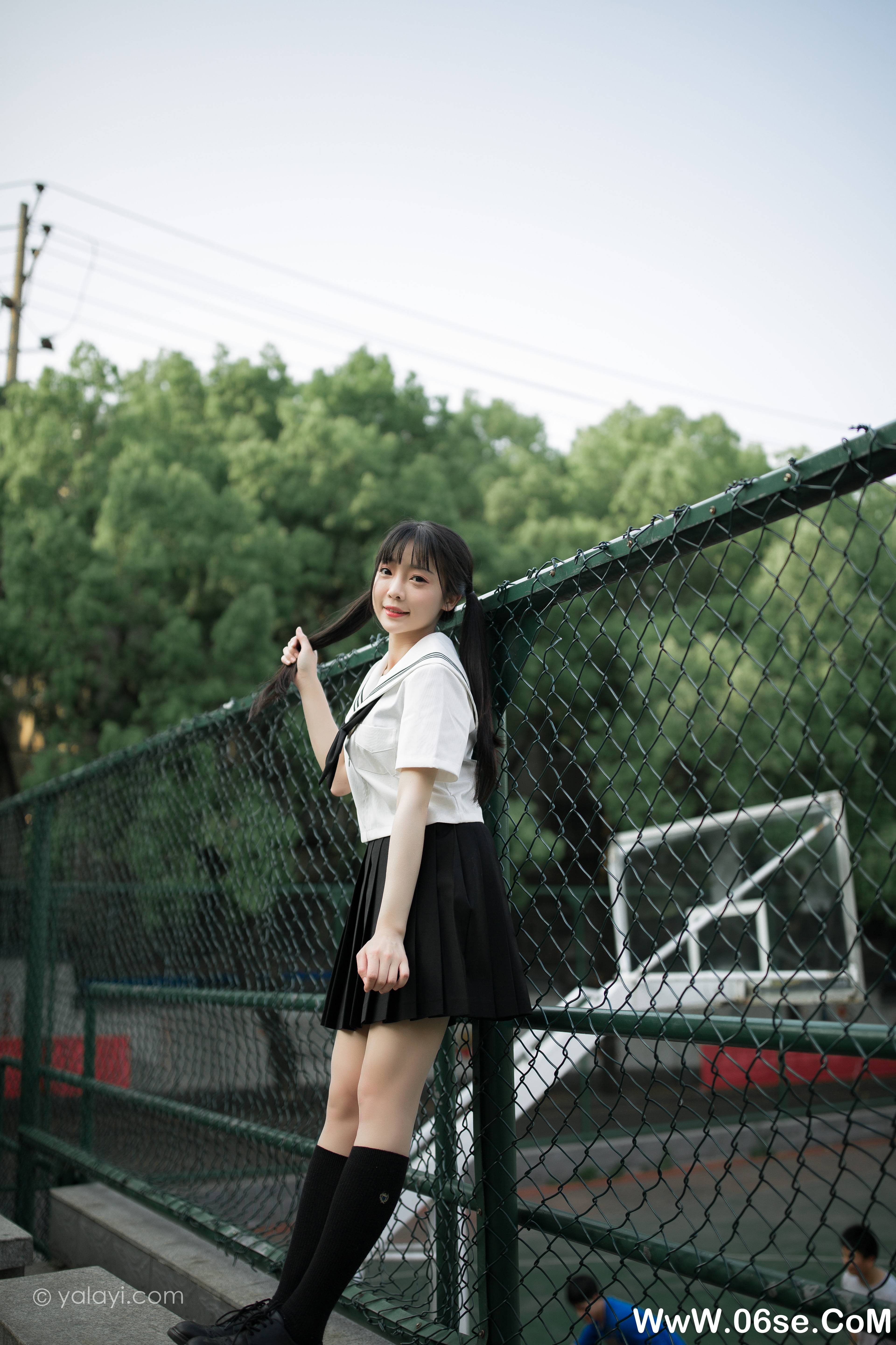 图片[34]-[YALAYI雅拉伊] 2020.07.20 NO.671 妙妙《放学一起走》[41P+1P360M]-六色网