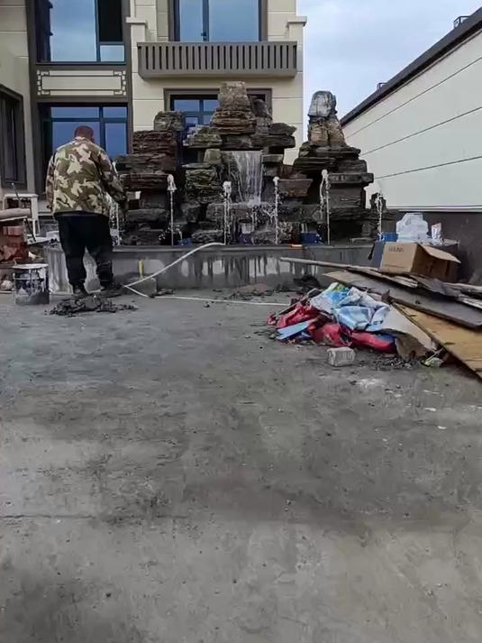 永州江永塑石假山供应商 黔南水泥假山设计 秦皇岛别墅庭院假山