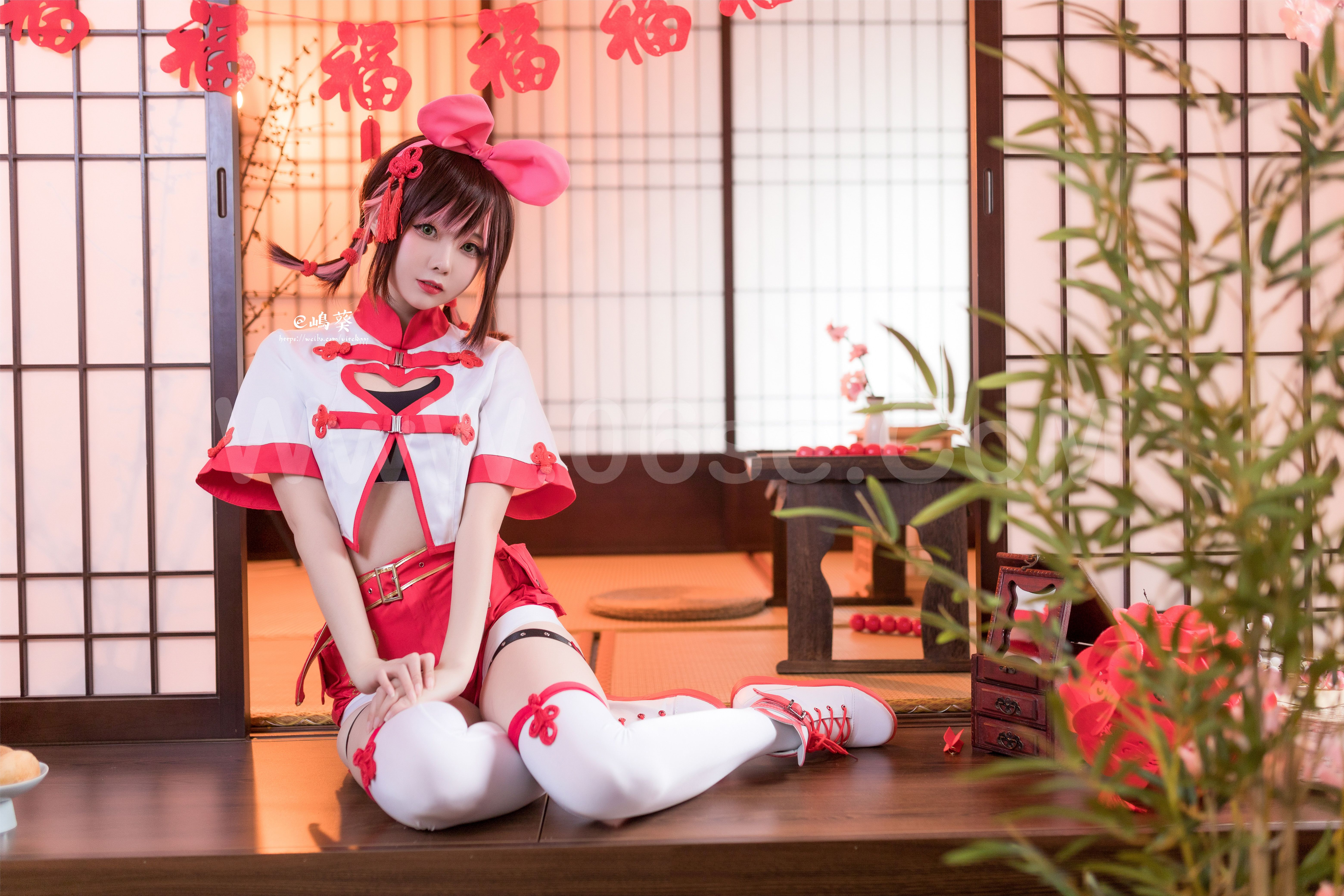 图片[25]-[MTCos] 喵糖映画 Vol.133 小天鹅女仆和绊爱-六色网
