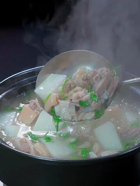 营养鲜美的羊排萝卜汤