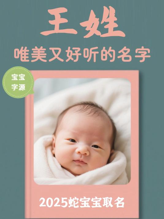 宝宝取名:2025蛇年王姓男女孩宝宝起名唯美好听的名字大全推荐