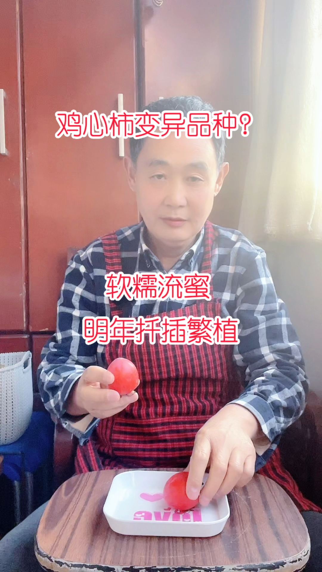 这是鸡心柿的变异品种吗?软糯流蜜,明年扦插繁植