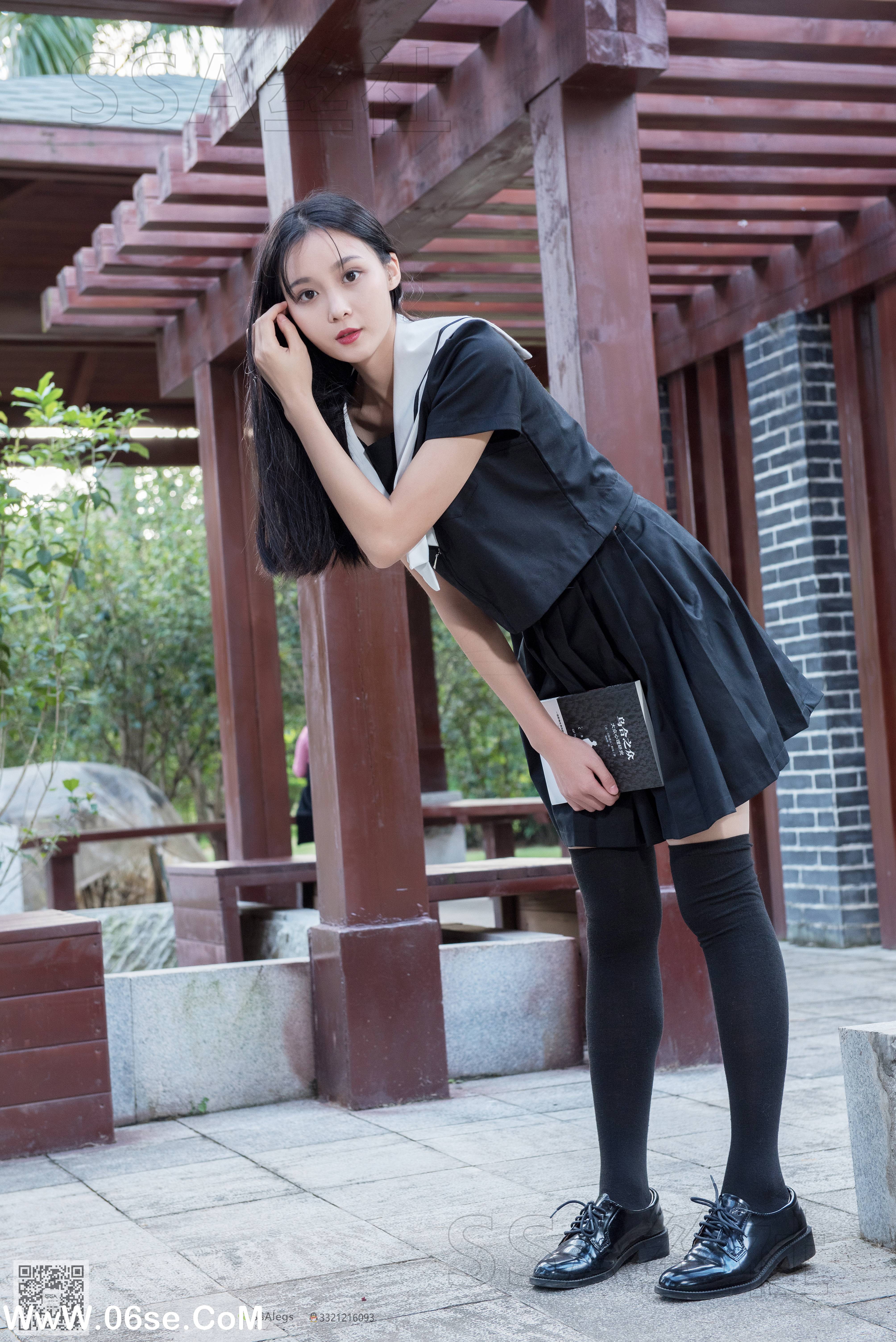图片[16]-[SSA丝社] NO.060 君君 JK制服游公园[111P2.00G]-六色网