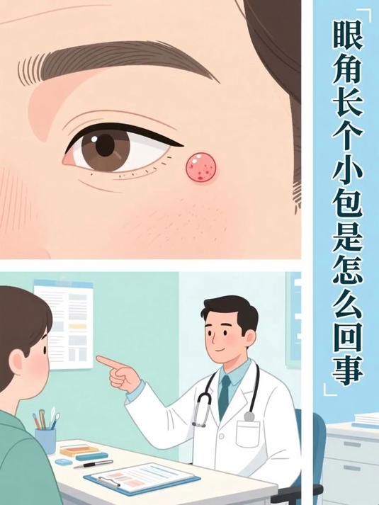 眼角长个小包是怎么回事 #健康扬帆季#