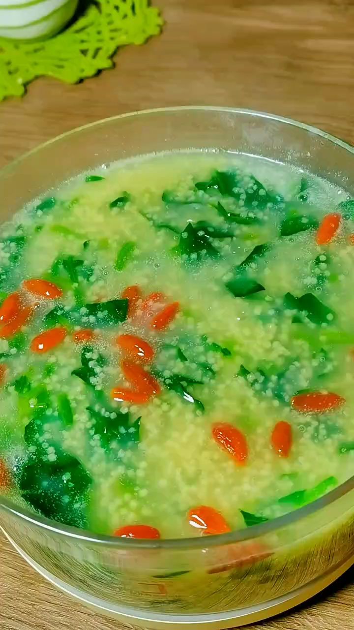 菠菜小米粥做法