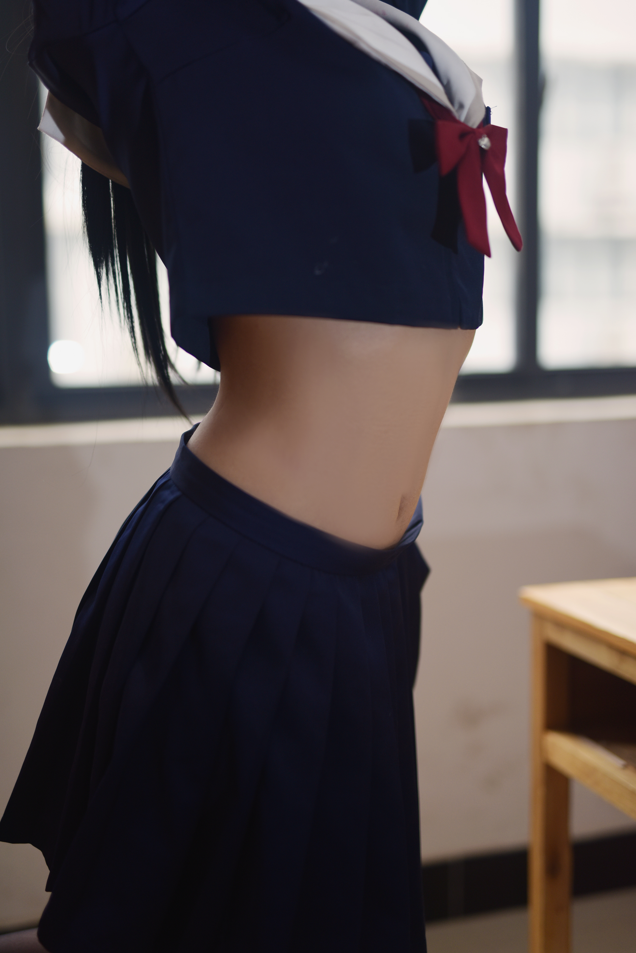 图片[4]-九曲Jean NO.001 – JK露脐制服[30P113M]-六色网