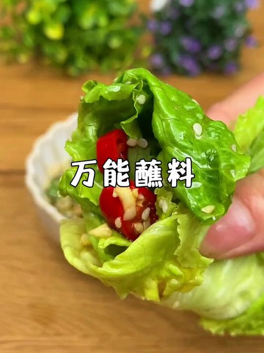 万能减脂蘸料可以蘸水煮菜 鸡蛋 火锅 饺子 海鲜蘸啥都好吃不长肉