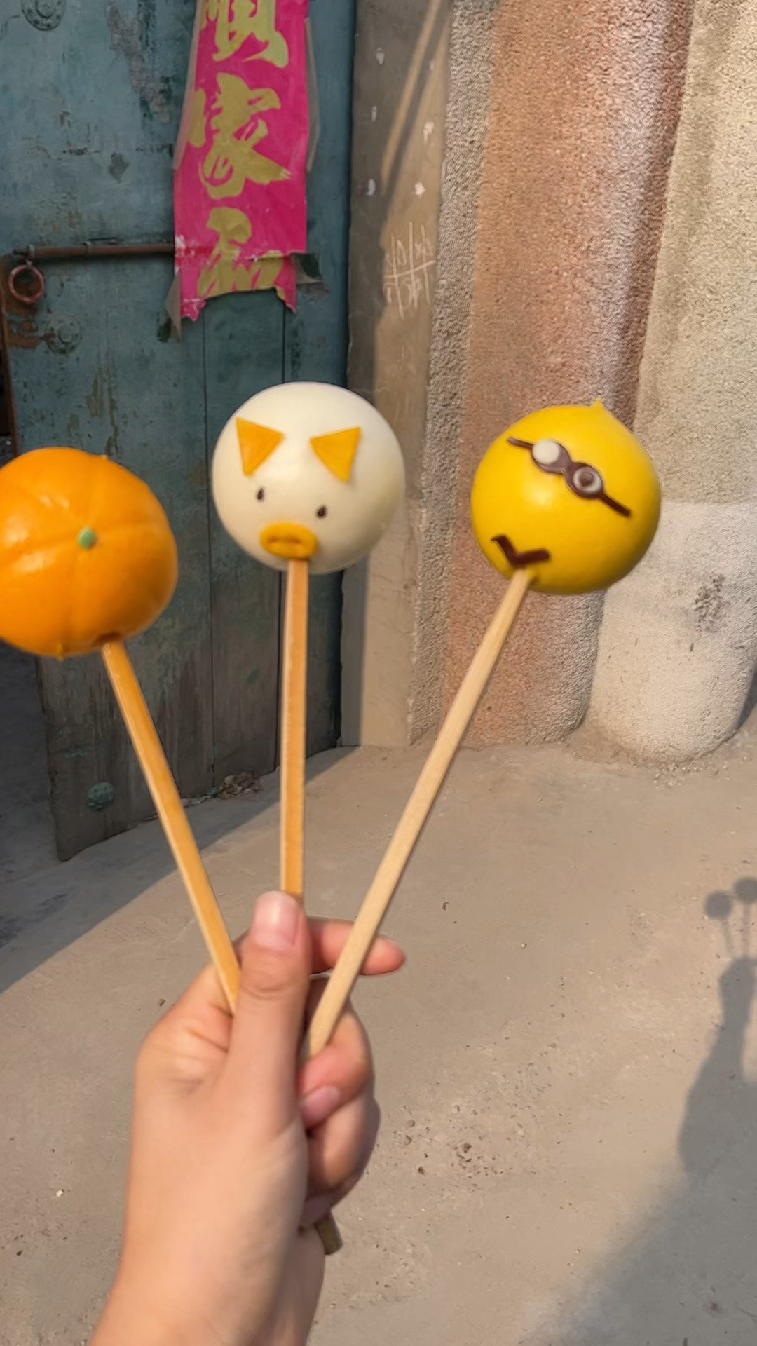 宝贝们来吃卡通馒头啦